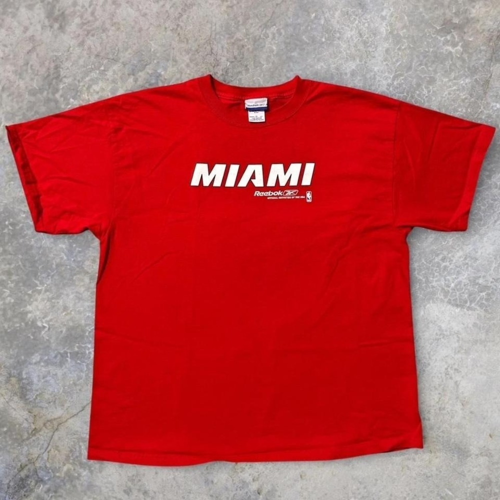 Y2K Miami Heat Reebok Pepsi Tee